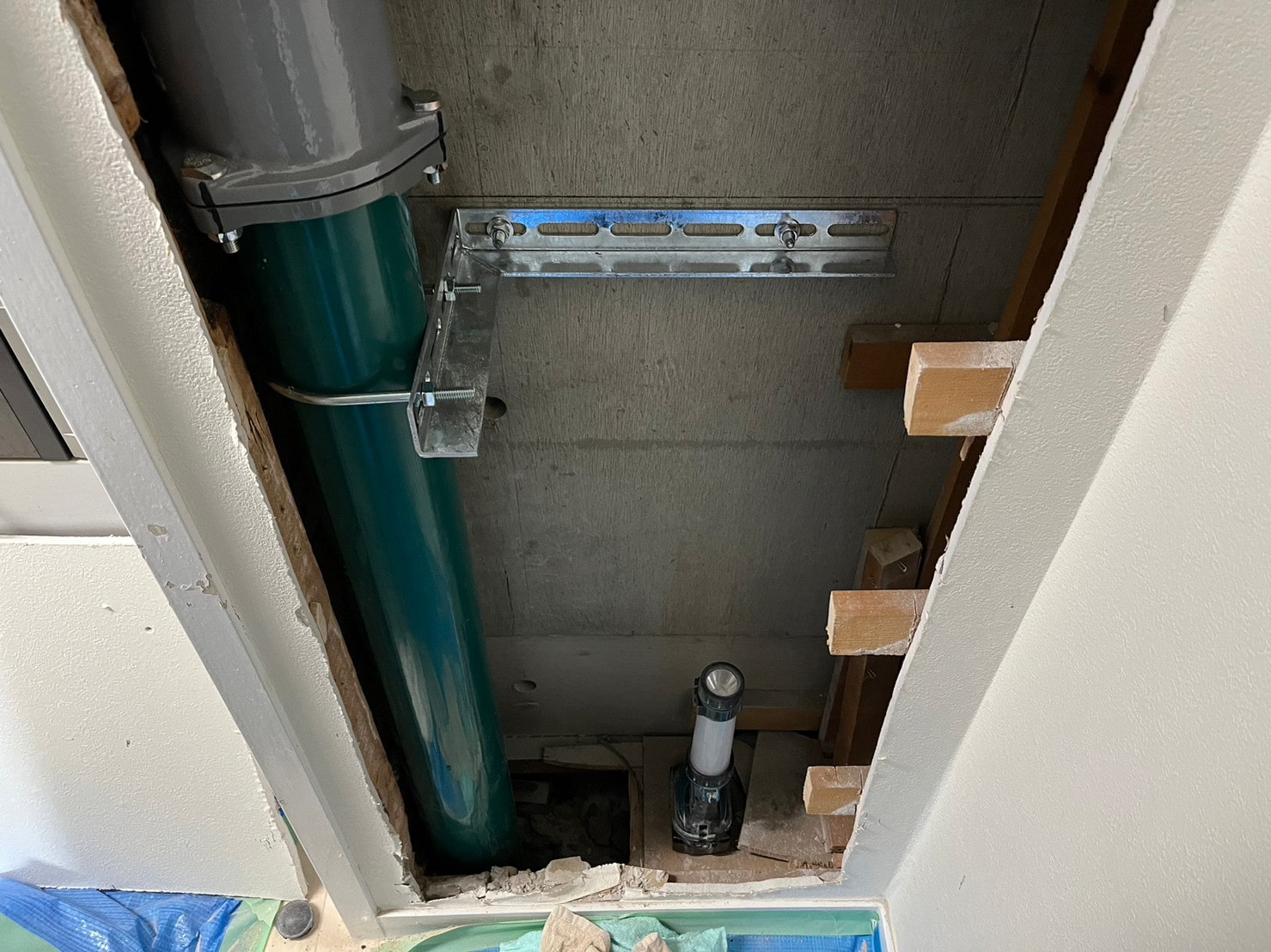 都内マンション 漏水補修・排水管改修工事 (2)
